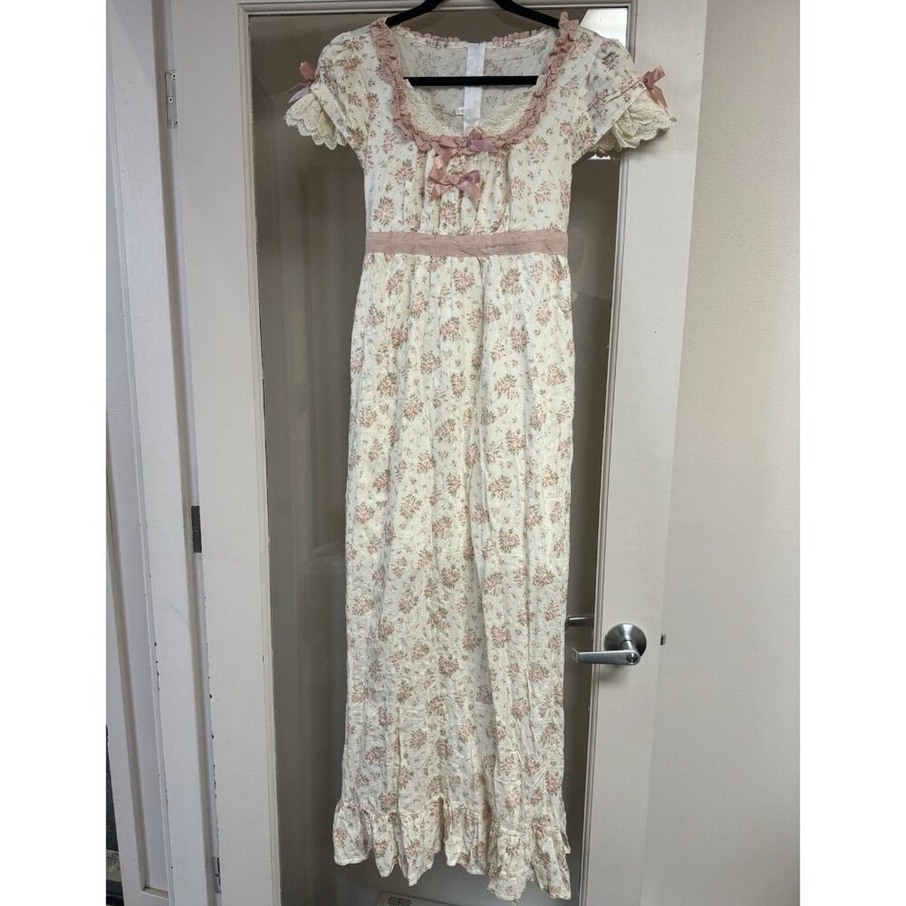 Women’s Floral Colonial Pioneer Dress Size M